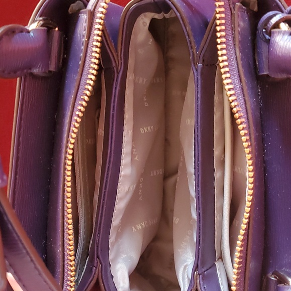 DKNY Paige Small Purple Satchel - Picture 4 of 4